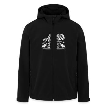 ABITUR 2025 ABI Geschafft Abiturient Lustiges - Recycelte Männer Softshell-Jacke von Stanley/Stella - Schwarz - Vorne - AI Model Male 185 light (185cm)