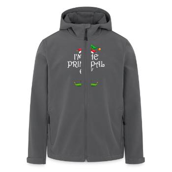 I’m The Principal Elf Chemise Assortie Famille - Veste softshell homme en polyester recyclé Stanley/Stella - charbon - Devant - AI Model Male 185 light (185cm)