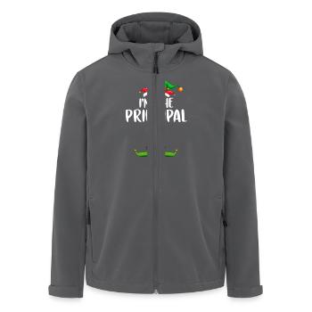 I’m The Principal Elf Chemise Assortie Famille - Veste softshell homme en polyester recyclé Stanley/Stella - charbon - Devant - AI Model Male 185 light (185cm)