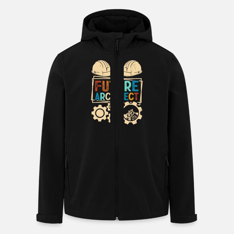 Architecte - Veste softshell homme en polyester recyclé Stanley/Stella - noir