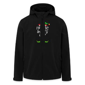 I'm The Salty Elf Shirt Matching Family Christmas - Recycelte Männer Softshell-Jacke von Stanley/Stella - Schwarz - Vorne - AI Model Male 185 light (185cm)