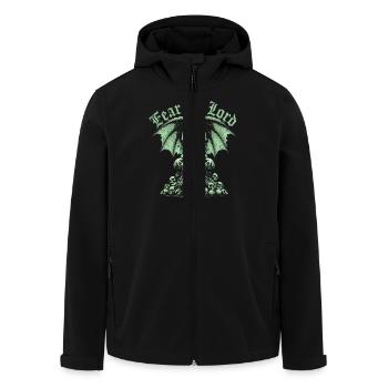 Cthulhu, Fear The Lord - Men’s Recycled Softshell Jacket by Stanley/Stella - black - Front - AI Model Male 185 light (185cm)