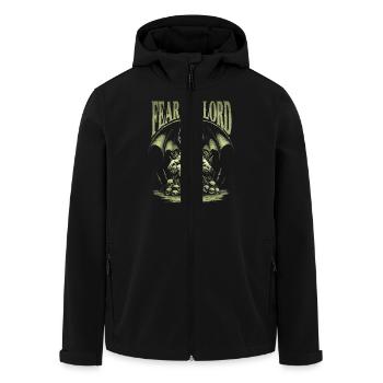Cthulhu, Fear The Lord, Grunge Cthulhu Mythos - Men’s Recycled Softshell Jacket by Stanley/Stella - black - Front - AI Model Male 185 light (185cm)