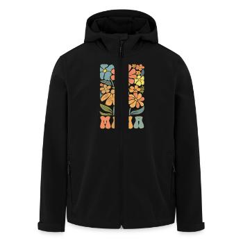 Maman - Veste softshell homme en polyester recyclé Stanley/Stella - noir - Devant - AI Model Male 185 light (185cm)