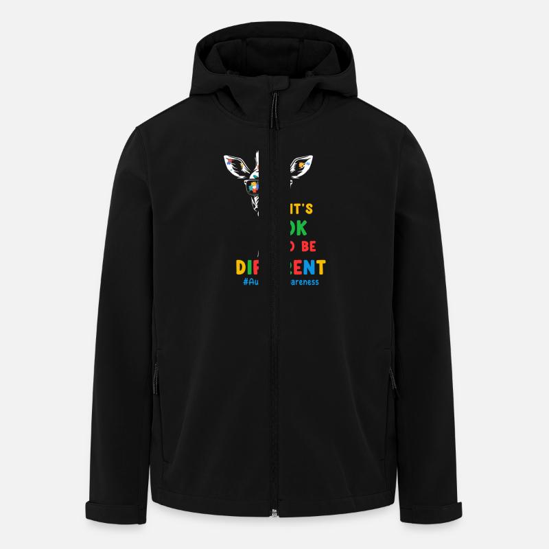 Autism Autistic - Men’s Recycled Softshell Jacket by Stanley/Stella - black