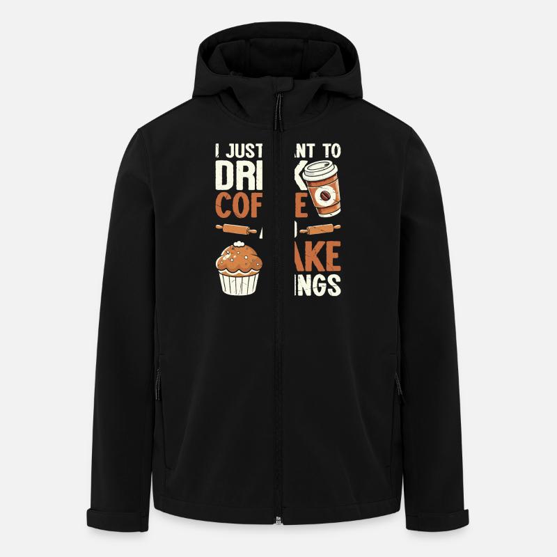 Baking Baker Bakery - Men’s Recycled Softshell Jacket by Stanley/Stella - black