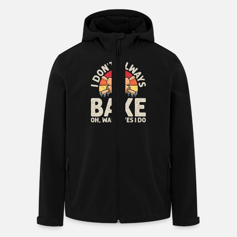 Baking Baker Bakery - Men’s Recycled Softshell Jacket by Stanley/Stella - black