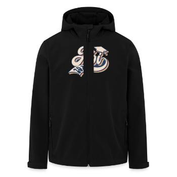 ABITUR 2025 ABI Geschafft Abiturient Lustiges - Recycelte Männer Softshell-Jacke von Stanley/Stella - Schwarz - Vorne - AI Model Male 185 light (185cm)
