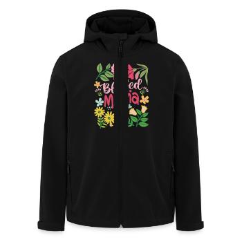 Maman - Veste softshell homme en polyester recyclé Stanley/Stella - noir - Devant - AI Model Male 185 light (185cm)