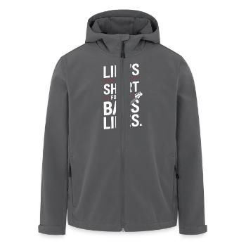 Basse, Guitariste, Musicien, Matériel, Funk, Rock, Jazz - Veste softshell homme en polyester recyclé Stanley/Stella - charbon - Devant - AI Model Male 185 light (185cm)
