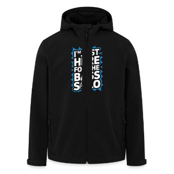 Bass Gitarrist Musiker Gear Funk Rock Jazz - Recycelte Männer Softshell-Jacke von Stanley/Stella - Schwarz - Vorne - AI Model Male 185 light (185cm)