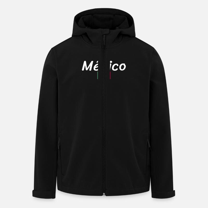 Mexico Mexican Flag Mexican - Men’s Recycled Softshell Jacket by Stanley/Stella - black