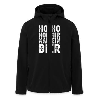 bière1 Plan de travail 1 - Veste softshell homme en polyester recyclé Stanley/Stella - noir - Devant - AI Model Male 185 light (185cm)