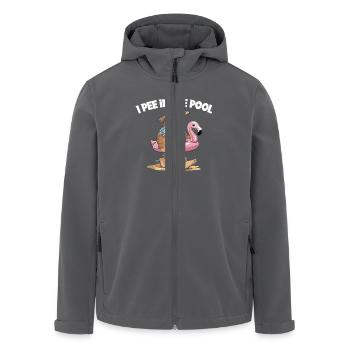Piscine Drôle Bigfoot Été - Veste softshell homme en polyester recyclé Stanley/Stella - charbon - Devant - AI Model Male 185 light (185cm)