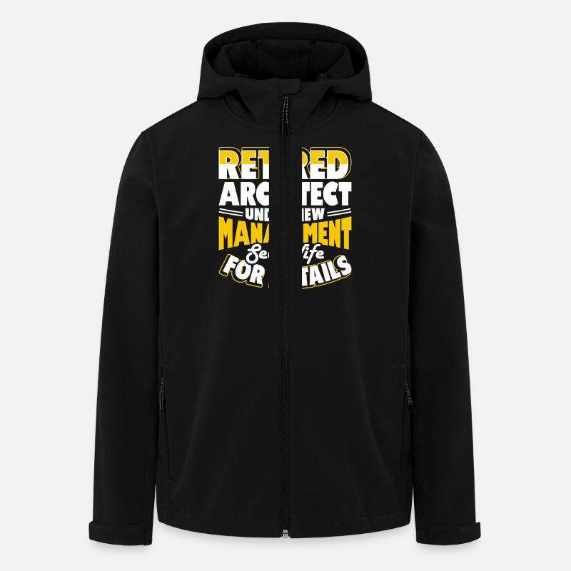 architect - Men’s Recycled Softshell Jacket by Stanley/Stella - black