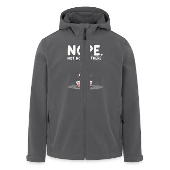 Lapin Conception d’animaux sarcastiques - Veste softshell homme en polyester recyclé Stanley/Stella - charbon - Devant - AI Model Male 185 light (185cm)
