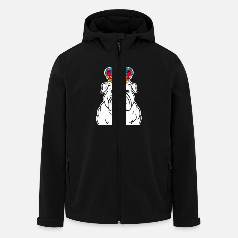 Bulldog Crown - Men’s Recycled Softshell Jacket by Stanley/Stella - black