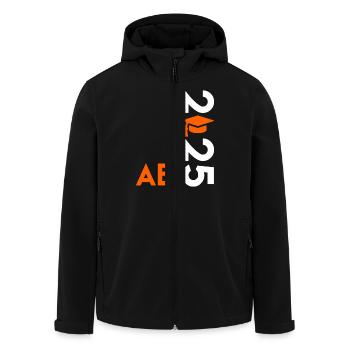 ABITUR 2025 ABI Geschafft Abiturient Lustiges - Recycelte Männer Softshell-Jacke von Stanley/Stella - Schwarz - Vorne - AI Model Male 185 light (185cm)