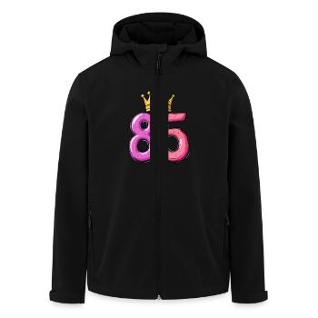 85 Numéro Jersey Couronne - Veste softshell homme en polyester recyclé Stanley/Stella - noir - Devant - AI Model Male 185 light (185cm)