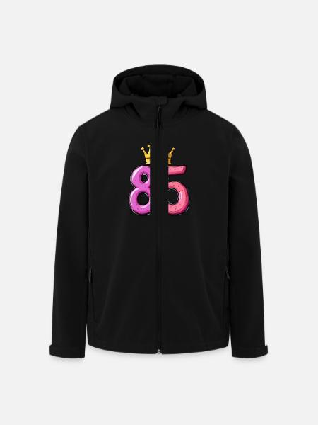 85 Number Jersey Crown - Men’s Recycled Softshell Jacket by Stanley/Stella - black