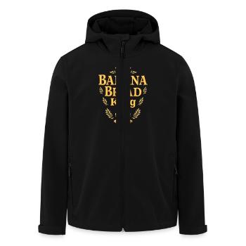 Bananenbrot Liebhaber Back-enthusiast Gemütliche - Recycelte Männer Softshell-Jacke von Stanley/Stella - Schwarz - Vorne - AI Model Male 185 light (185cm)