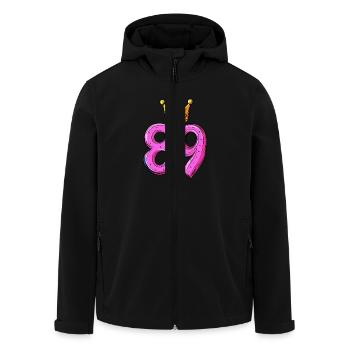 89 Numéro Jersey Couronne - Veste softshell homme en polyester recyclé Stanley/Stella - noir - Devant - AI Model Male 185 light (185cm)
