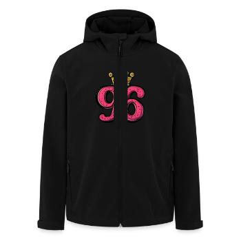 96 Numéro Jersey Couronne - Veste softshell homme en polyester recyclé Stanley/Stella - noir - Devant - AI Model Male 185 light (185cm)