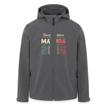 MATURA 2025 LIMITED EDITION Maturant Lustiges - Recycelte Männer Softshell-Jacke von Stanley/Stella - Schwarz - Vorne - AI Model Male 185 light (185cm)