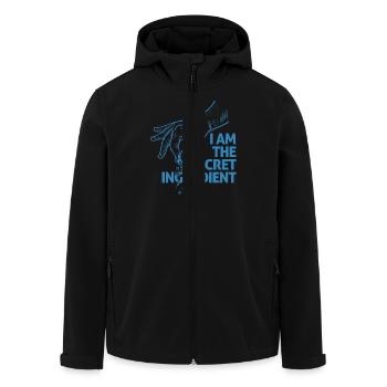 Ich Bin Die Geheime Zutat Kochkunst Humor - Recycelte Männer Softshell-Jacke von Stanley/Stella - Schwarz - Vorne - AI Model Male 185 light (185cm)