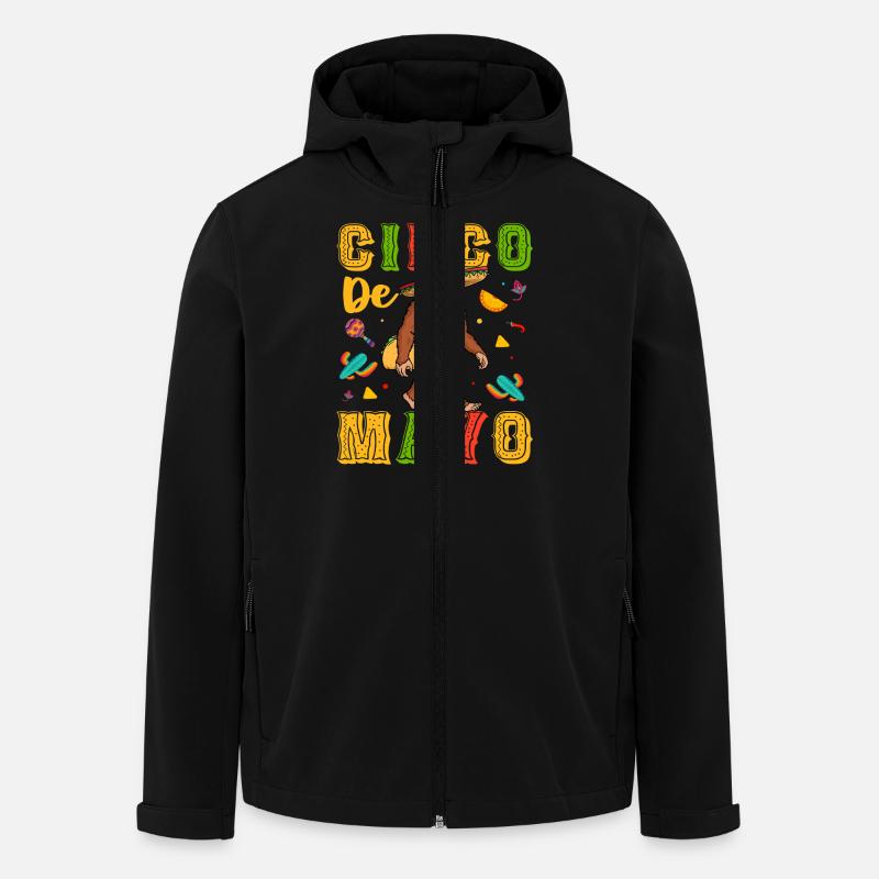 Cino De Mayo - Recycelte Männer Softshell-Jacke von Stanley/Stella - Schwarz