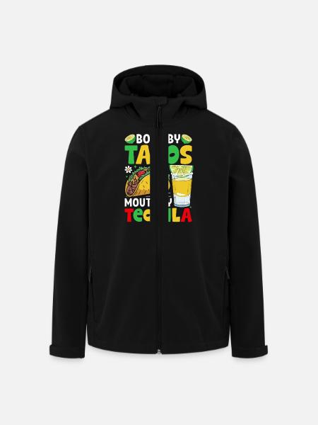 Tacos Tequila - Veste softshell homme en polyester recyclé Stanley/Stella - noir