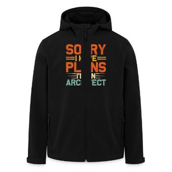 Architekt - Recycelte Männer Softshell-Jacke von Stanley/Stella - Schwarz - Vorne - AI Model Male 185 light (185cm)