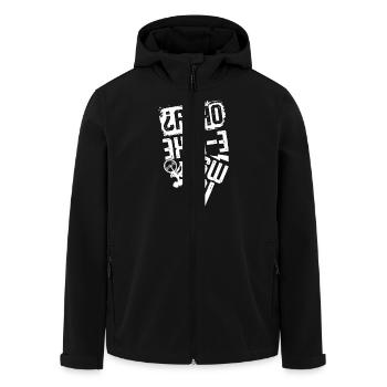 Elektro Fahrrad IS MY E-BIKE OKAY? Lustiges - Recycelte Männer Softshell-Jacke von Stanley/Stella - Schwarz - Vorne - AI Model Male 185 light (185cm)