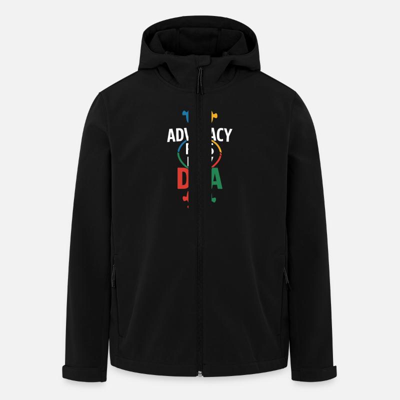 Autismus -geschwister - Recycelte Männer Softshell-Jacke von Stanley/Stella - Schwarz