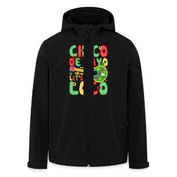 Cinco De Mayo - Men’s Recycled Softshell Jacket by Stanley/Stella - black - Front - AI Model Male 185 light (185cm)
