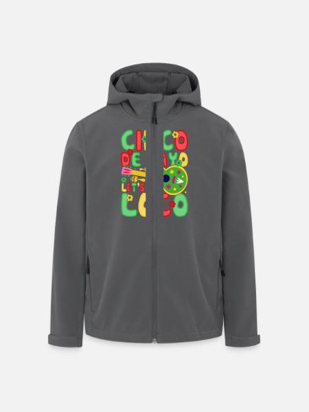 Cinco De Mayo - Men’s Recycled Softshell Jacket by Stanley/Stella - black
