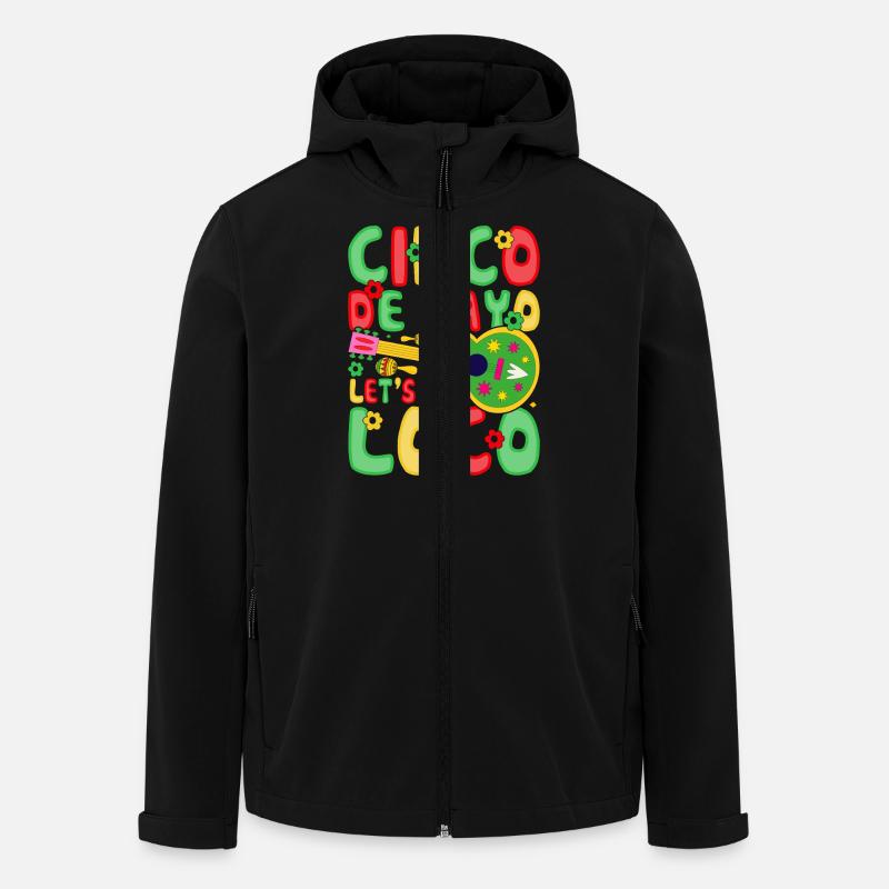 Cinco De Mayo - Men’s Recycled Softshell Jacket by Stanley/Stella - black