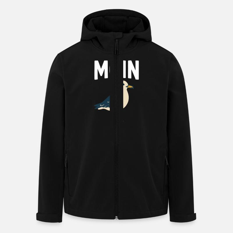 Moin Seagull - Veste softshell homme en polyester recyclé Stanley/Stella - noir