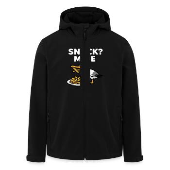 Collation Seagull - Veste softshell homme en polyester recyclé Stanley/Stella - noir - Devant - AI Model Male 185 light (185cm)