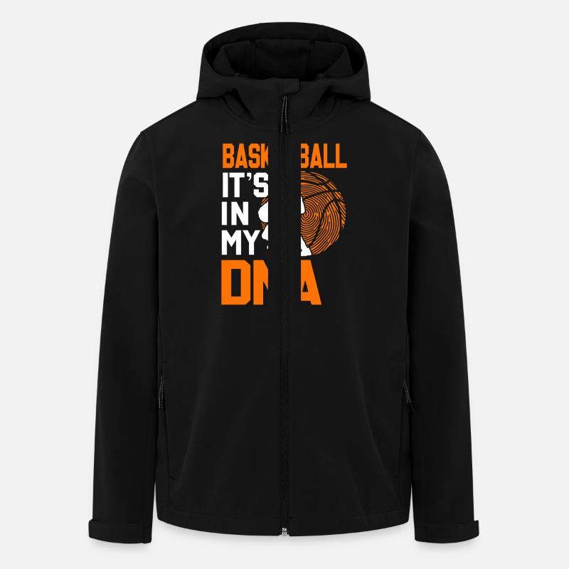Basket-ball - Veste softshell homme en polyester recyclé Stanley/Stella - noir