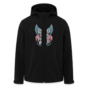 Des personnes âgées tatouées vieillissant fièrement, - Veste softshell homme en polyester recyclé Stanley/Stella - noir - Devant - AI Model Male 185 light (185cm)