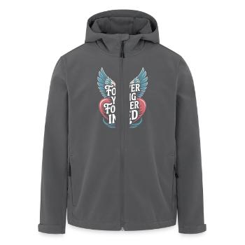 Des personnes âgées tatouées vieillissant fièrement, - Veste softshell homme en polyester recyclé Stanley/Stella - charbon - Devant - AI Model Male 185 light (185cm)