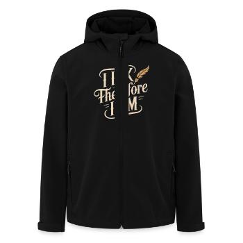Des personnes âgées tatouées vieillissant fièrement, - Veste softshell homme en polyester recyclé Stanley/Stella - noir - Devant - AI Model Male 185 light (185cm)