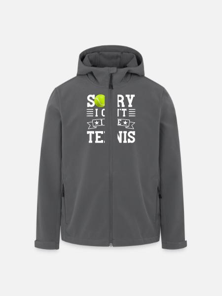 Lustiger Tennis Spruch Tennisspieler - Recycelte Männer Softshell-Jacke von Stanley/Stella - Schwarz