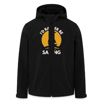 Segeln Spruch Segelsport Humor Segler - Recycelte Männer Softshell-Jacke von Stanley/Stella - Schwarz - Vorne - AI Model Male 185 light (185cm)