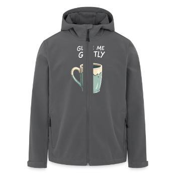 Pottery Class Clay Artist Ceramics Studio Wheel - Men’s Recycled Softshell Jacket by Stanley/Stella - anthracite - Front - AI Model Male 185 light (185cm)
