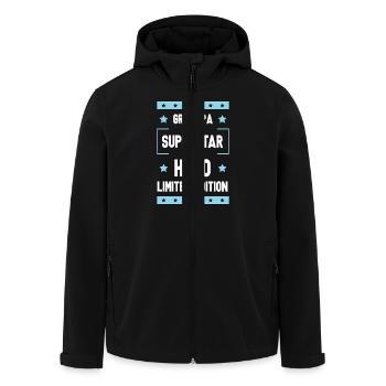 Opa Limited Edition Spruch - Recycelte Männer Softshell-Jacke von Stanley/Stella - Schwarz - Vorne - AI Model Male 185 light (185cm)