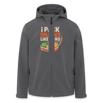 Papa Girl Scout Leader Fier Scout de soutien de troupe - Veste softshell homme en polyester recyclé Stanley/Stella - noir - Devant - AI Model Male 185 light (185cm)