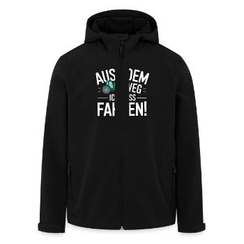Aus Dem Weg Ich Muss Traktor Fahren Lustiger - Recycelte Männer Softshell-Jacke von Stanley/Stella - Schwarz - Vorne - AI Model Male 185 light (185cm)