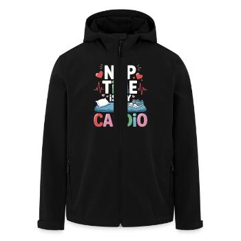 Enseignant préscolaire Early Learning Hero Fun - Veste softshell homme en polyester recyclé Stanley/Stella - noir - Devant - AI Model Male 185 light (185cm)